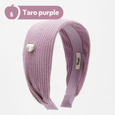 Tagi. Wide-brimmed Knitted Pearl Headband