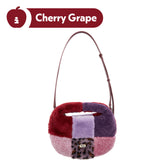 Tagi. Fuzzy Patchwork Shoulder Bag