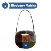 Tagi. Fuzzy Patchwork Shoulder Bag