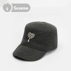 Tagi. Heart Dots Riding Cap Woven Newsboy Cap