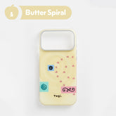 Tagi. Jelly Freeze Spiral Magnetic Phone Case and Conch Phone Holder