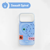 Tagi. Jelly Freeze Spiral Magnetic Phone Case and Conch Phone Holder