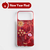 Tagi. Fireworks Shining Magnetic Phone Case & Mahjong Luck Spinner Magnetic Rotating Phone Holder