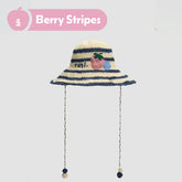 Tagi. Wide-brimmed Woven Hat