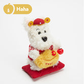 Tagi. <Haha> plush wealth dog pendant