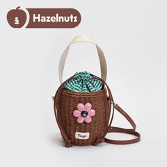 Tagi. Bloomjng Woven Bucket Bag