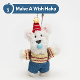 Tagi. Popcorn & Haha Blowing Bubble Wishing Charity Pinning Pendant