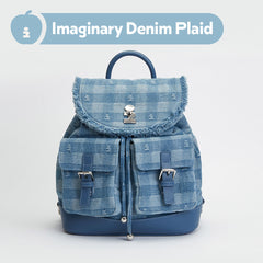Tagi. Imagination Denim Plaid Backpack