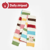 Tagi. Colored striped mohair scarf