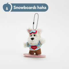 Tagi. <Haha>Ski plush pendant