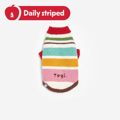 Tagi. daily striped dog sweater