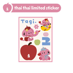 Tagi. Thailand Limited Sticker(Each subscribed user is limited t10 claiming 1 item, Limited to 100 units. While supplies last.)