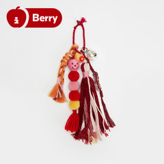 Tagi. <A lot of gold> felt tassel pendant