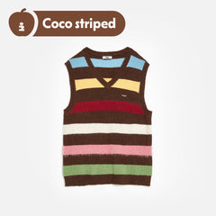 Tagi. Daily striped V-neck knitted vest