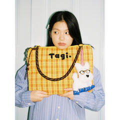 Tagi. Small Woven-pilow Laptop Bag