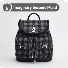 Tagi. Imagination Denim Plaid Backpack
