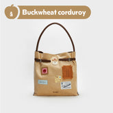 Tagi. Suede wheat field corduroy hobo bag