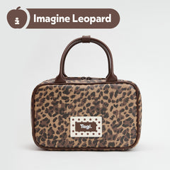Tagi. Inspire Picnic Bowling Cosmetic Bag / Imagine Butterfly Mirror Charm
