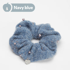 Tagi. Pearl wool scrunchie