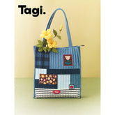 Tagi. Imagine Patchwork Put-Put Denim Shoulder Bag