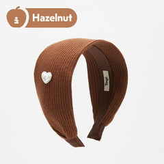 Tagi. Wide-brimmed Knitted Pearl Headband