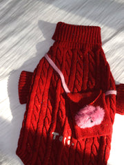 Tagi. Happy new year's pet twist sweater