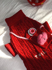 Tagi. Happy new year's pet twist sweater