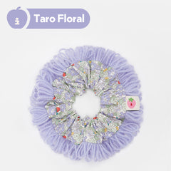 Tagi. Knitting Yarn Tassel Hair Scrunchie