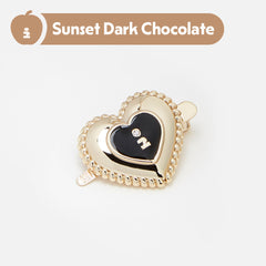 Tagi. Cream Bulging Love Hairclip