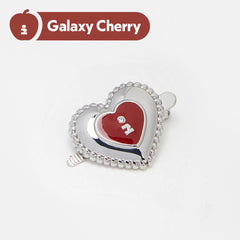 Tagi. Cream Bulging Love Hairclip