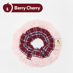 Tagi. Knitting Yarn Tassel Hair Scrunchie