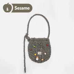 Tagi. Signal Fruit Woven Bucket Bag