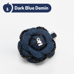 Tagi. Demin Flower Hair Tie