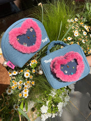 Tagi. Imagine Jelly Love Denim Storage Bag