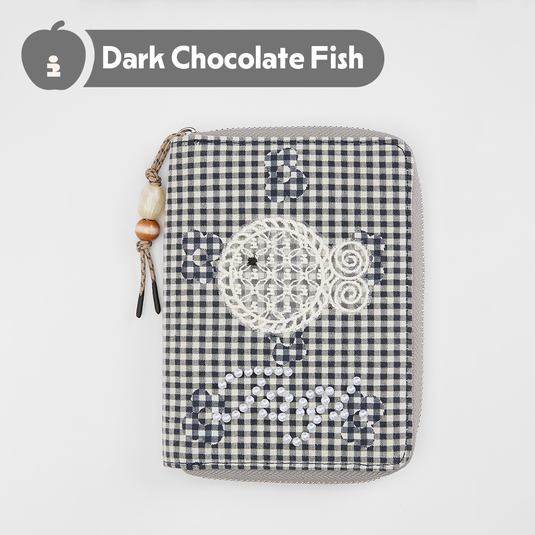 Tagi. Lace Fish Passport Holder