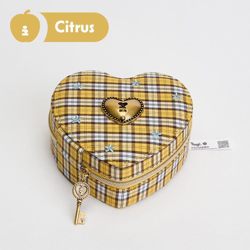 Tagi. Put-Put Heart Jewelry Box and Ring Storage Box Charm