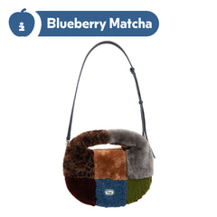 Tagi. Fuzzy Patchwork Shoulder Bag