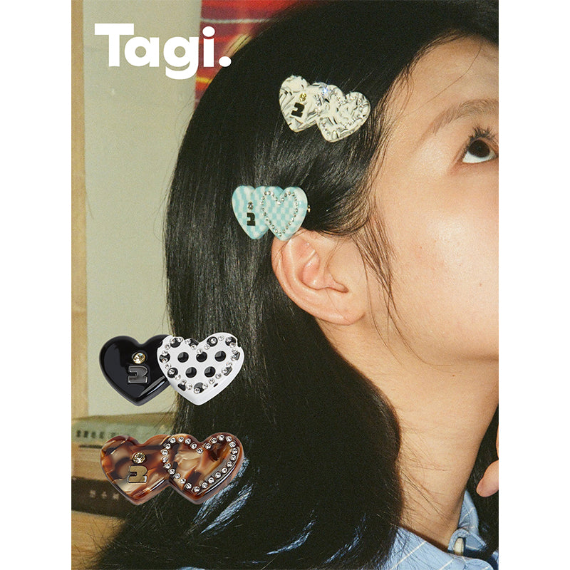 Tagi. Signal Heart Hair Clip