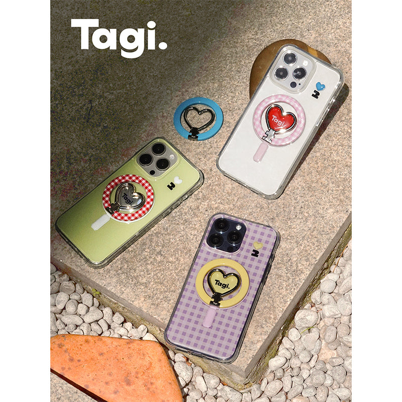 Tagi. Put-Put Happy Magnetic Phone Case with Phone Grip Holder