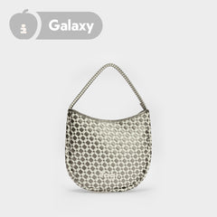 Tagi. PU Leather Woven Shoulder Bag