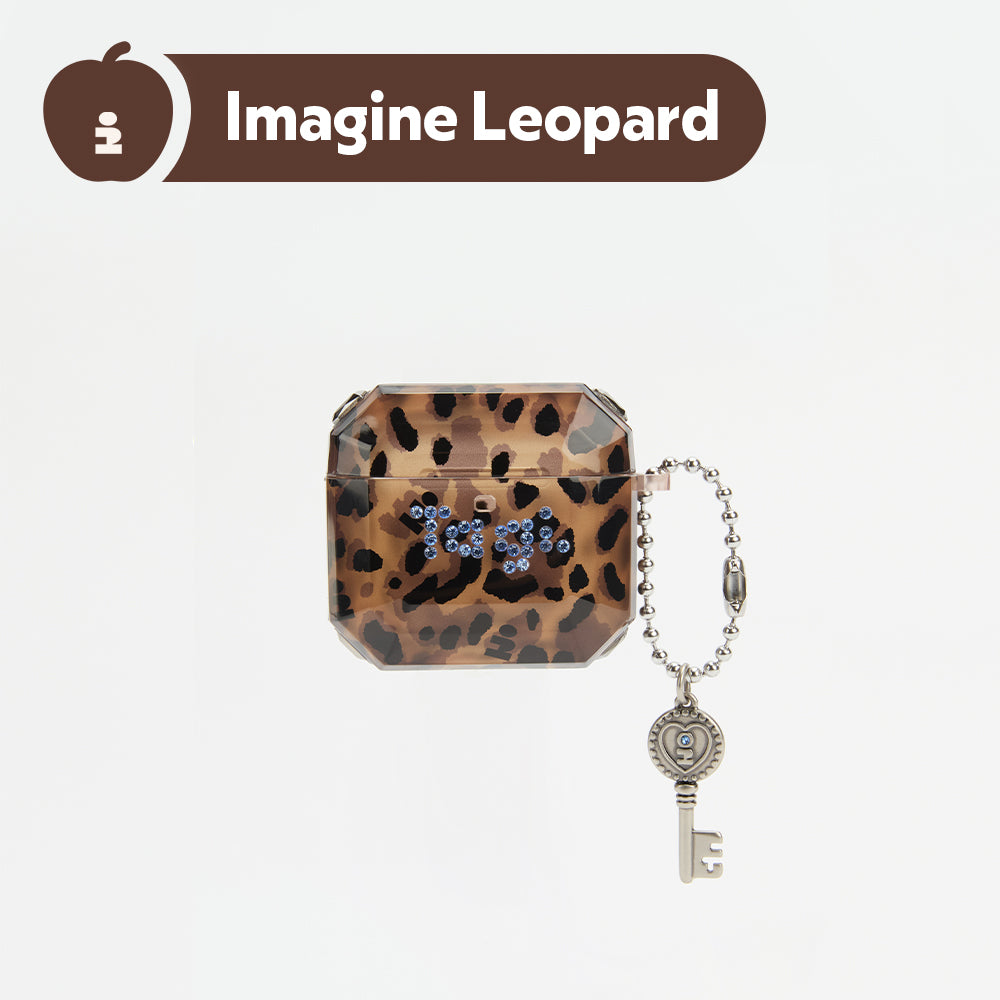 Tagi. Inspire Picnic Shining Rhinestone Earbuds Case