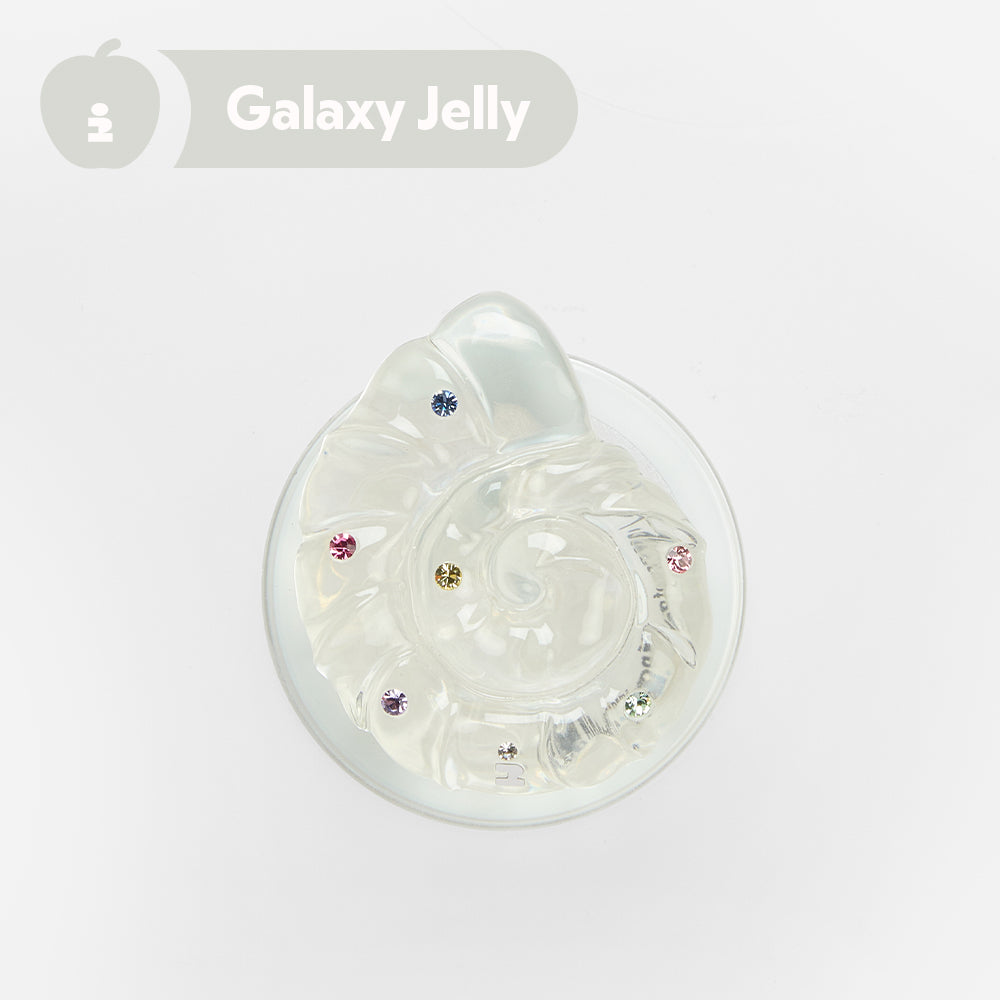 Tagi. Jelly Freeze Spiral Magnetic Phone Case and Conch Phone Holder