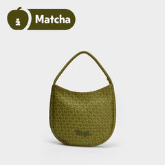 Tagi. PU Leather Woven Shoulder Bag