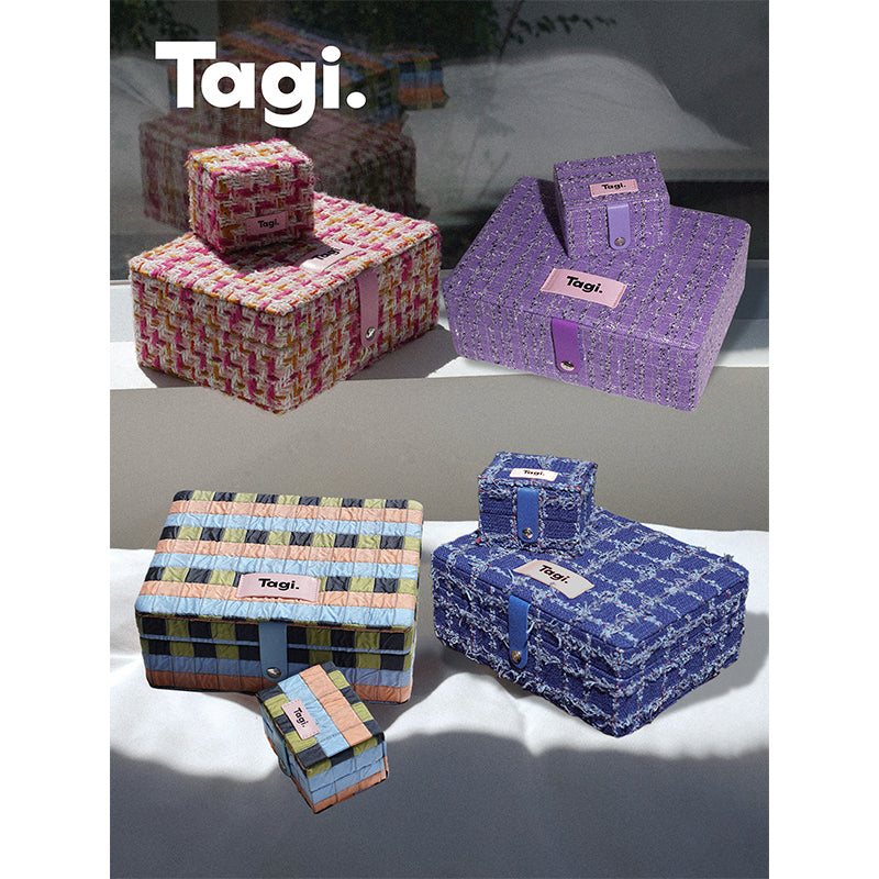 Tagi. Knitted Pillow Jewelry Storage Box