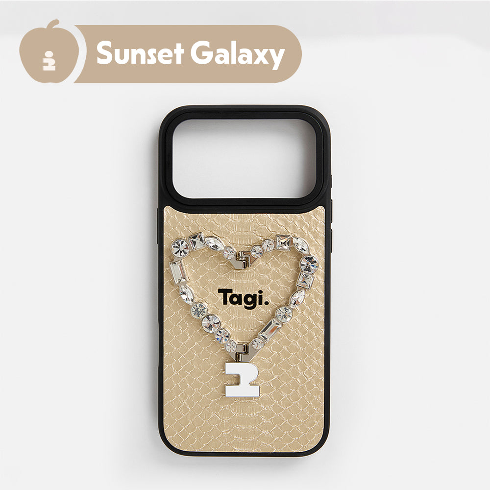 Tagi. Make You Happy Shining Heart Bracket Phone Case iPhone 17/18 Pro Max