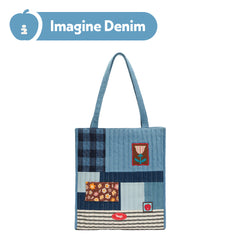 Tagi. Imagine Patchwork Put-Put Denim Shoulder Bag