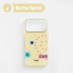 Tagi. Jelly Freeze Spiral Magnetic Phone Case and Conch Phone Holder
