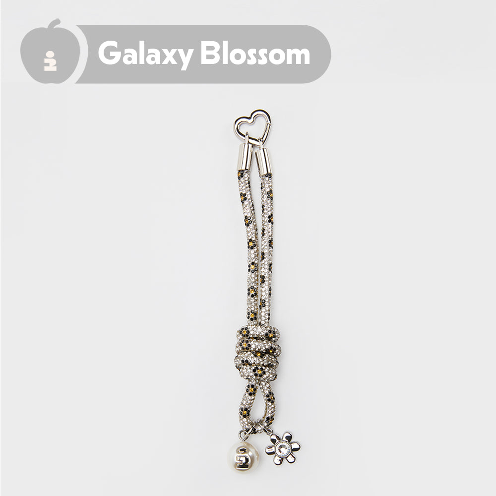 Tagi. Inspire Strawberry Magnetic Phone Case / Shining Blossom Rhinestone Phone Charm iPhone 16 17 Pro/Pro Max