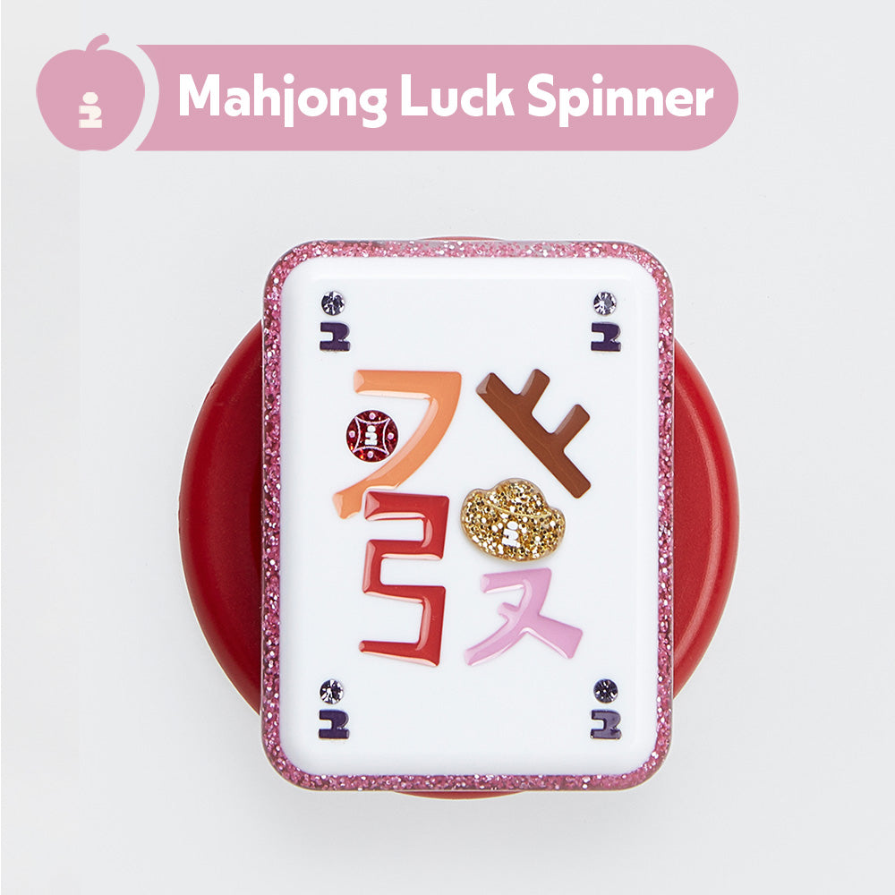 Tagi. Fireworks Shining Magnetic Phone Case & Mahjong Luck Spinner Magnetic Rotating Phone Holder