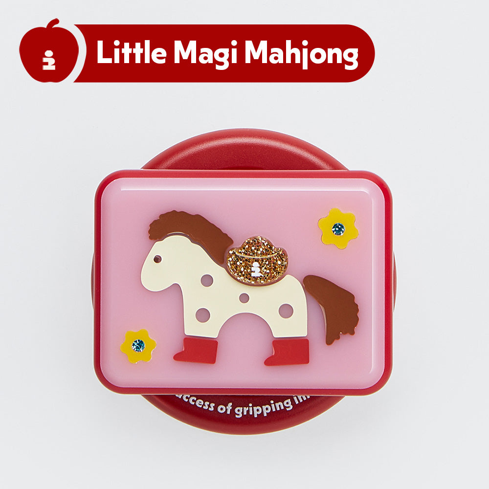 Tagi. Fireworks Shining Magnetic Phone Case & Mahjong Luck Spinner Magnetic Rotating Phone Holder